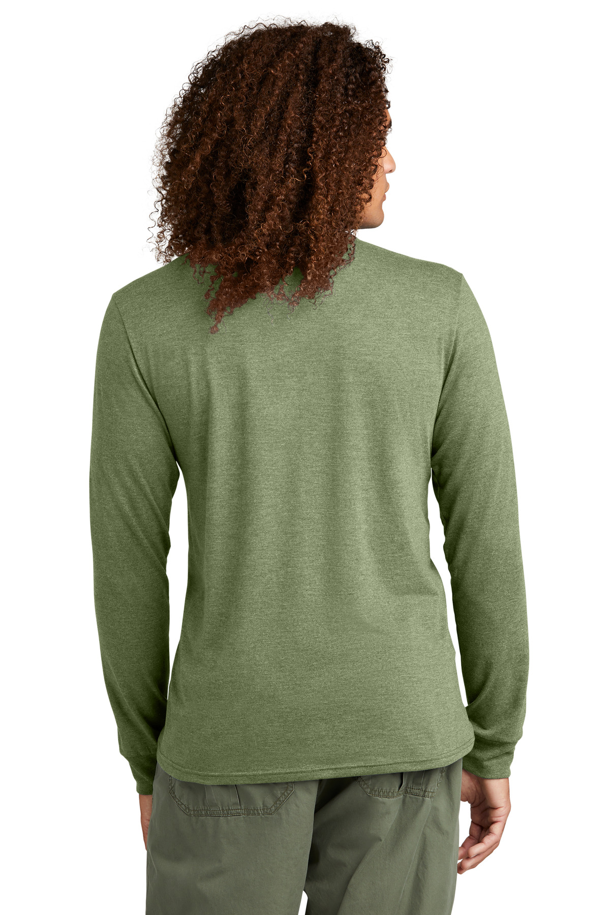 District Perfect Tri Long Sleeve Henley DT145 28