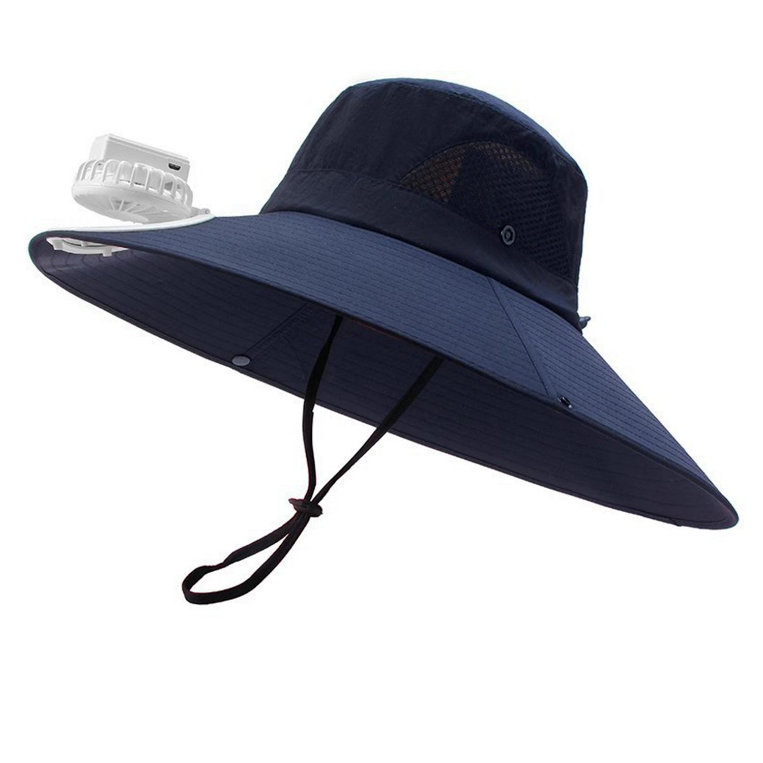 Waterproof Breathable Solar Fan Bucket Hat 5