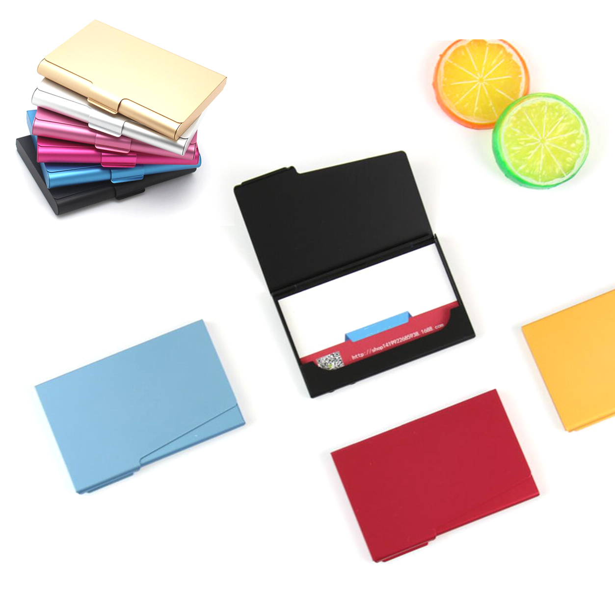 Aluminum Business Card Holder 1