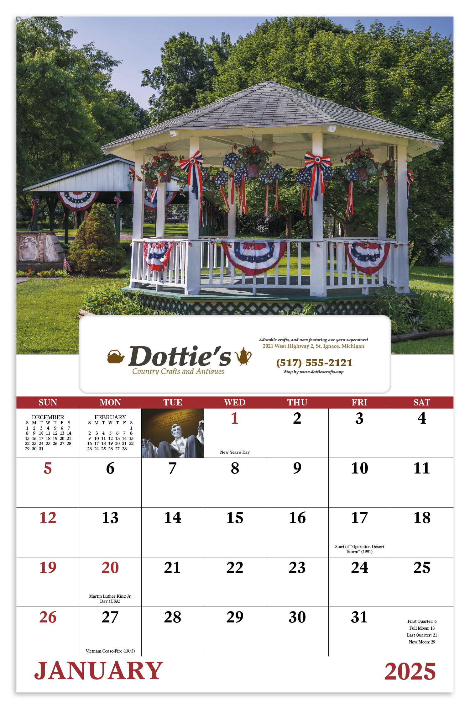 Good Value™ Celebrate America - Window Calendar 8