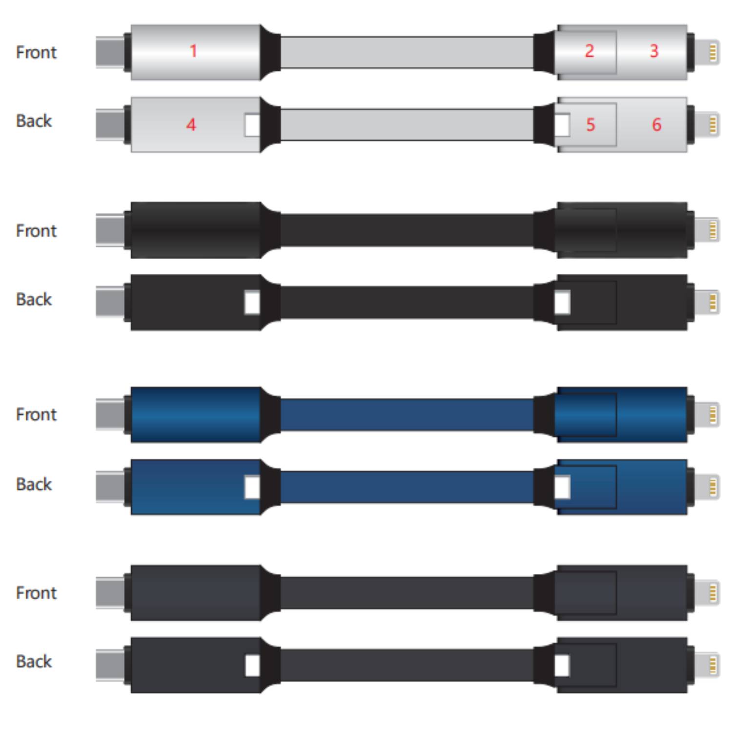 3-in-1 Magnetic Multi Charging Cable 6