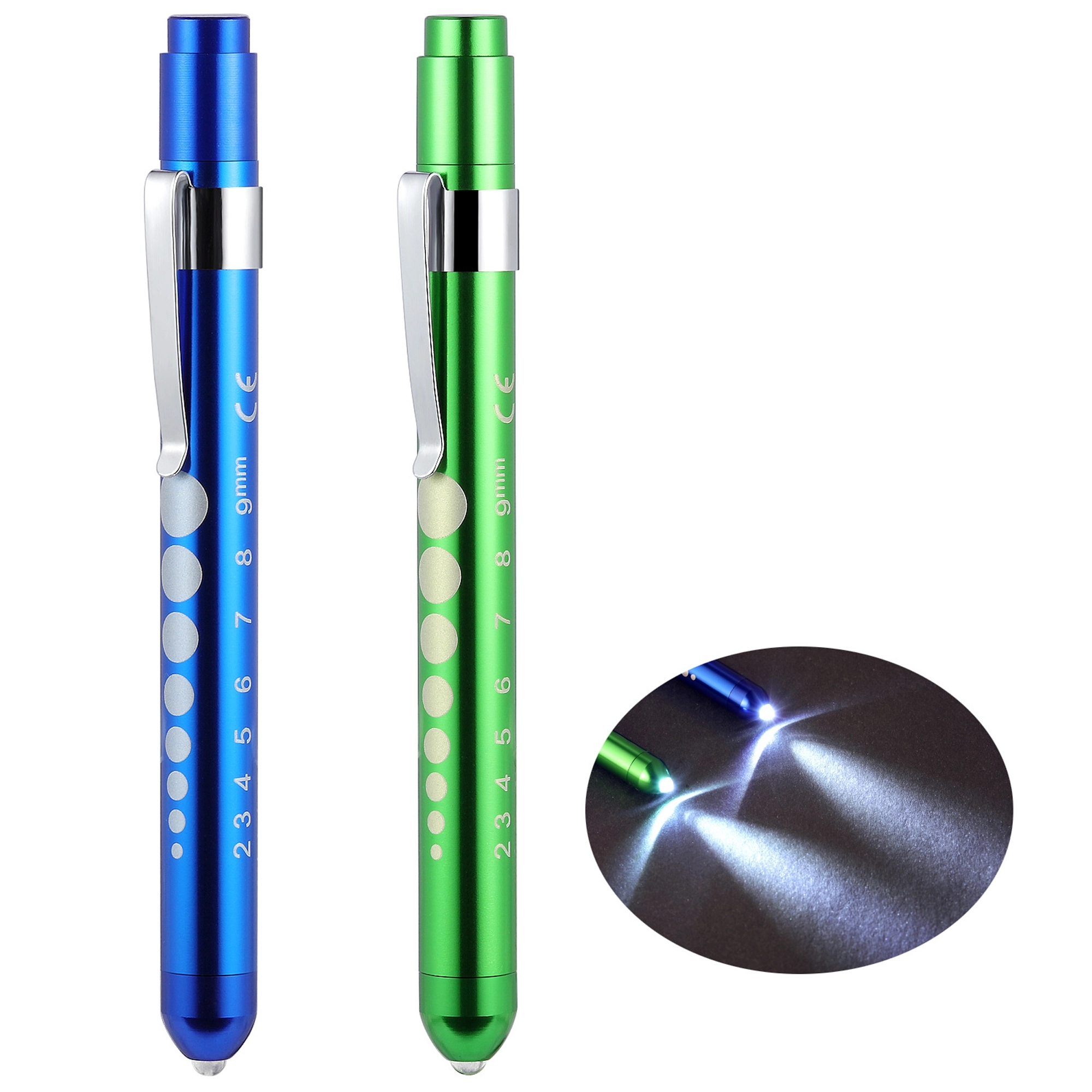 LED Interpupillary Distance Pen Light With Battery 1