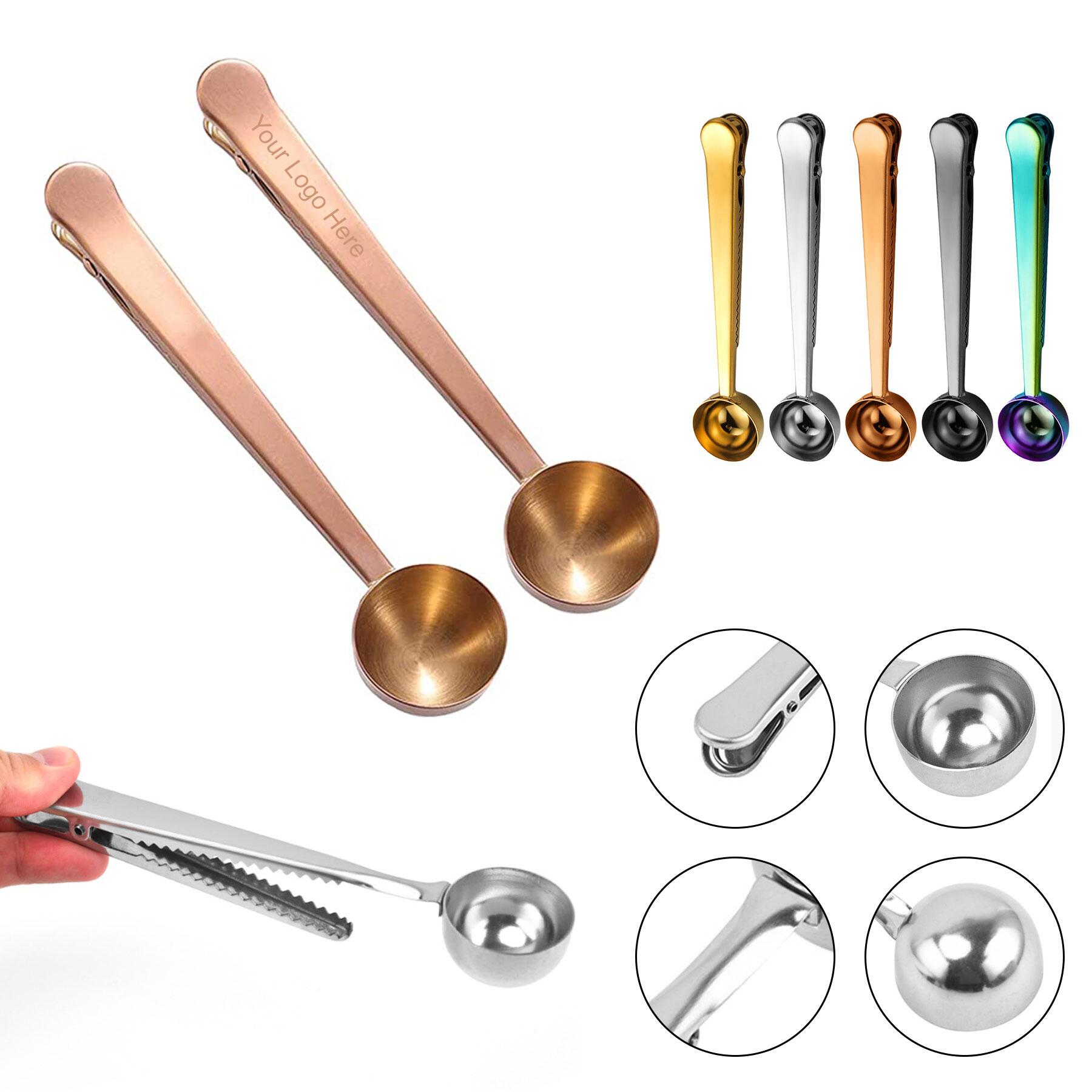 Stainless Steel Coffee Spoon Clip 2