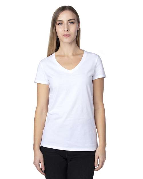 Women's Ultimate CVC V-Neck T-Shirt - 200RV 21