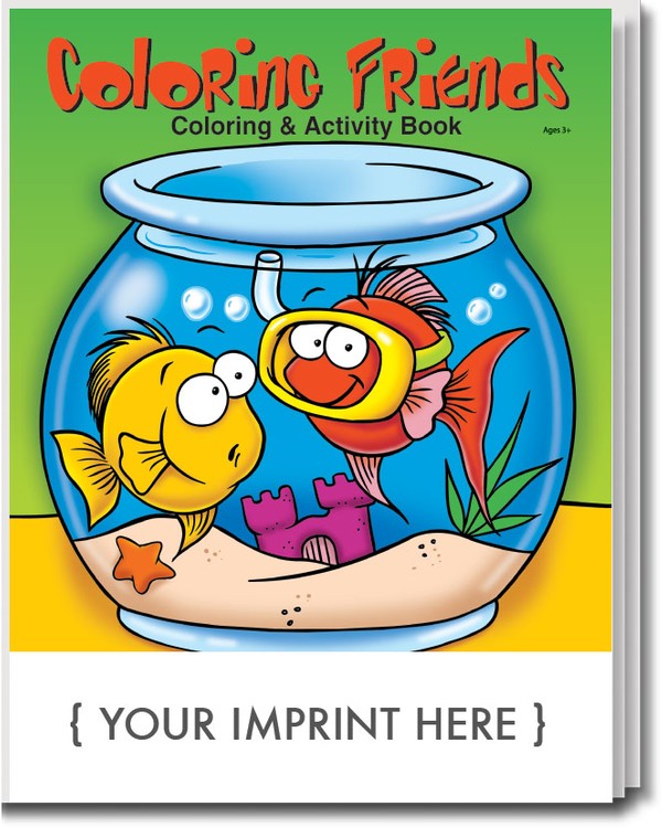 COLORING BOOK - Coloring Friends Coloring & Activity Book 3