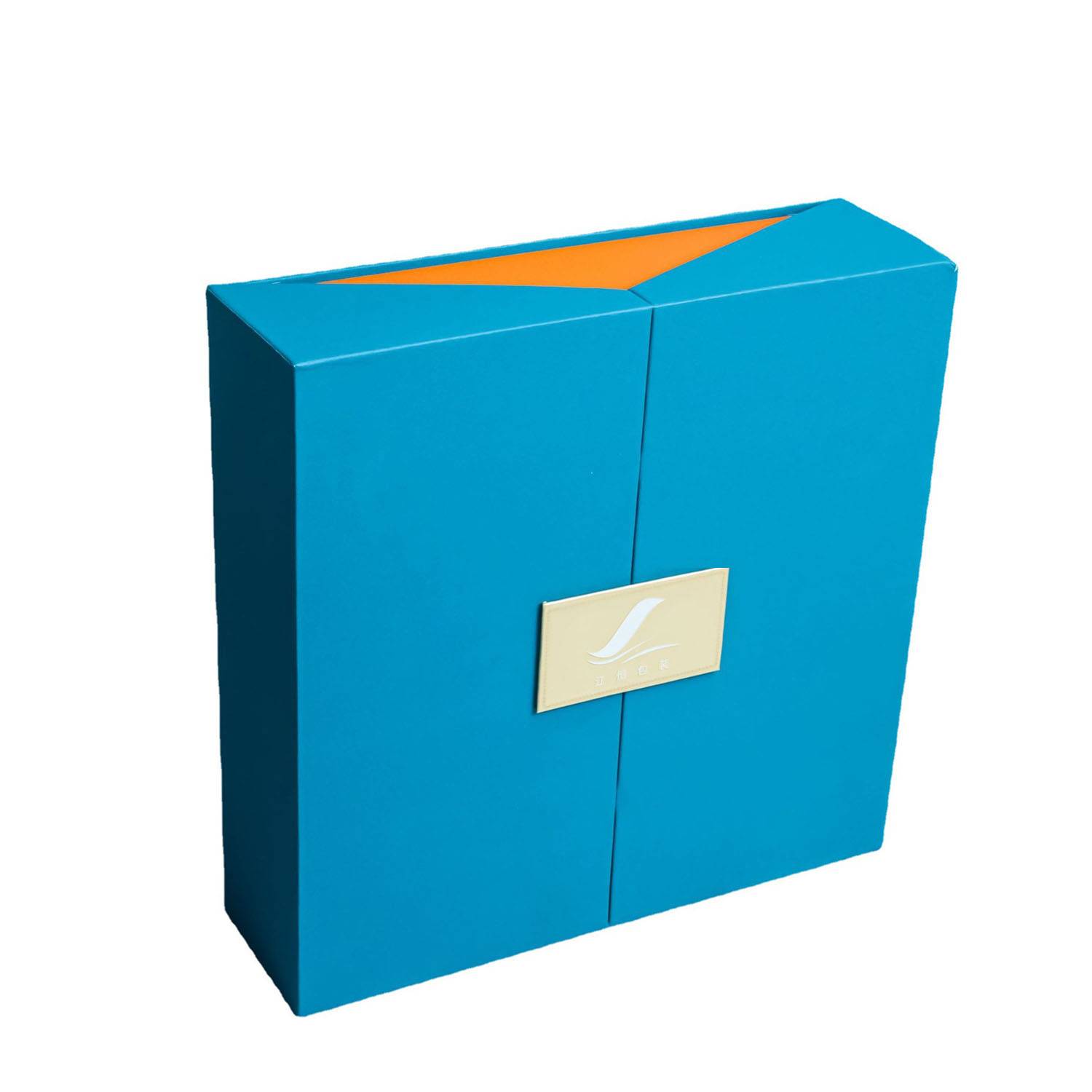 Custom double door cosmetic empty gift box 3