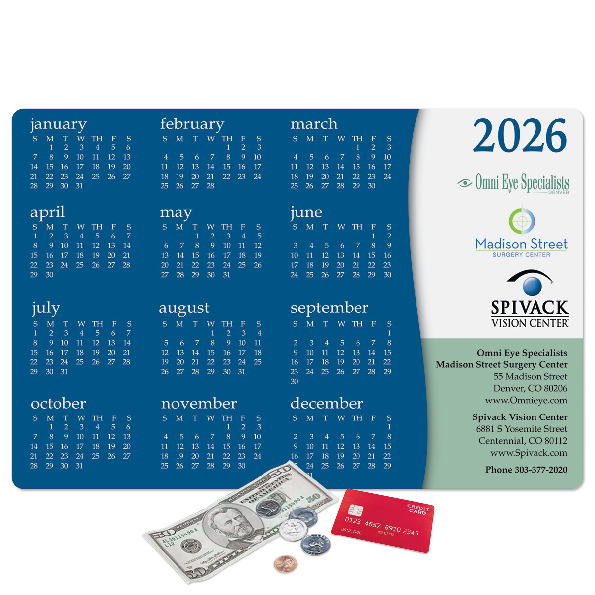 Vynex Heavy Duty Calendar Counter Mat-12"x18"x1/16" 1