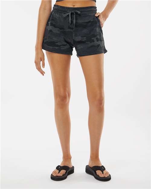 Women's Lightweight California Wave Wash Fleece Shorts - PRM20SRT 75