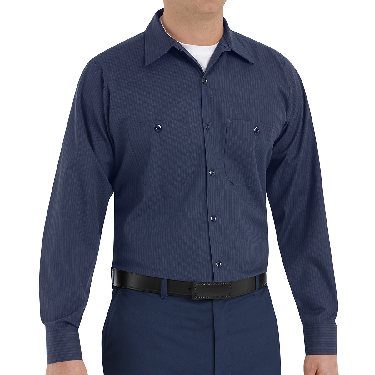 Red Kap Shirts -  Men's Long Sleeve Industrial Work Shirt 3