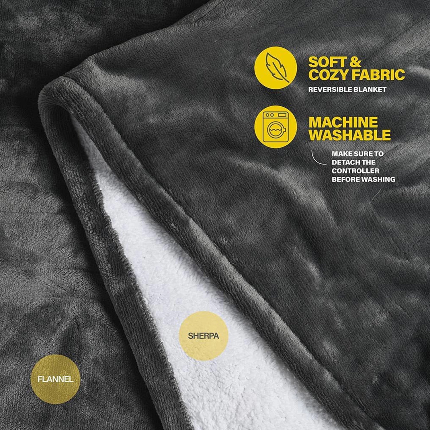 Machine Washable Heated Blanket 4