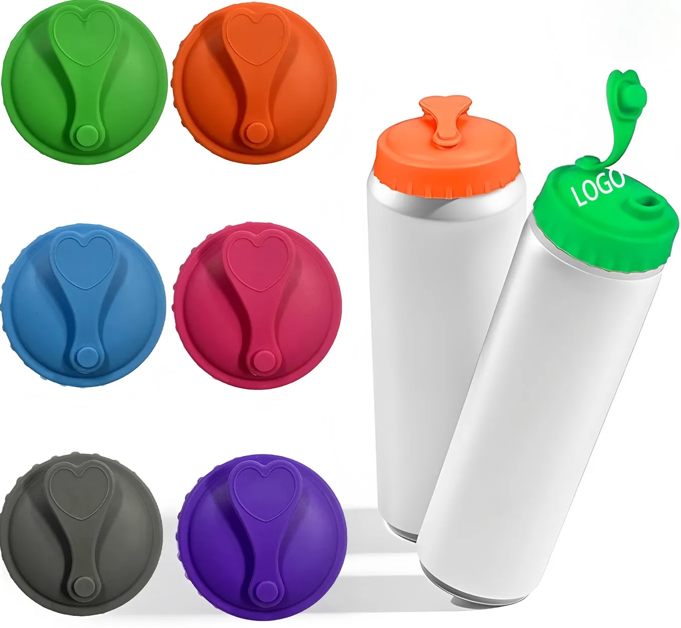 Outdoor Travel Silicone Drink Covers Keep Carbonation Fresh 8
