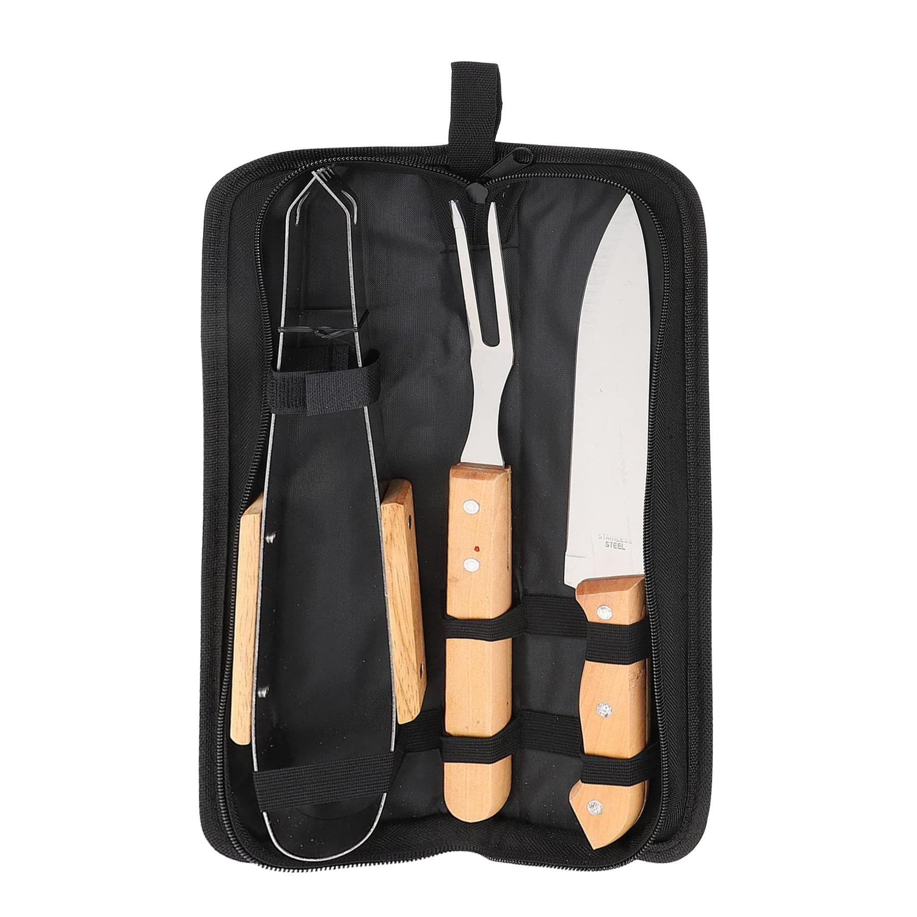 6PCS Stainless Steel Barbecue Tool Set With Packing Bag 7