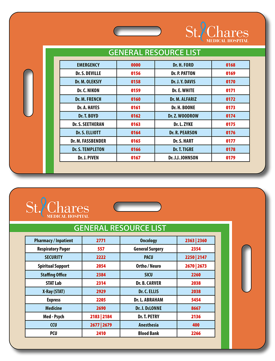 Laminated Double-Punch I.D./Wallet Card - 3.375x2.125 - 14 pt. 3