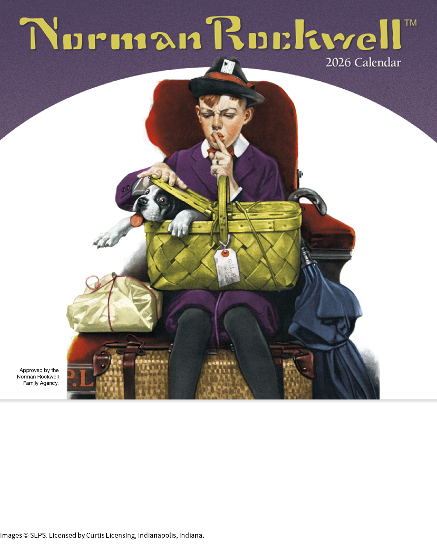 HotLine® Products Norman Rockwell Mini Calendar 13