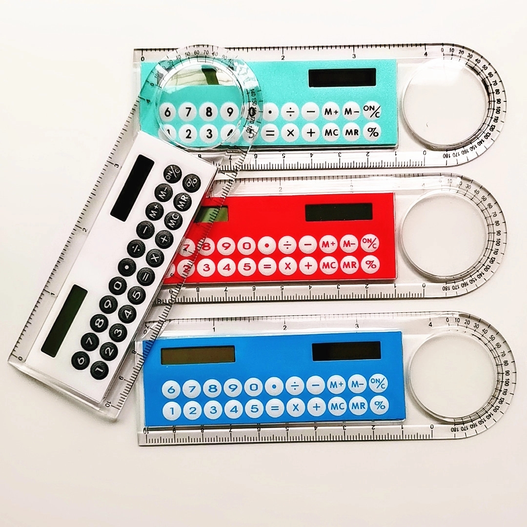 Plastic Ruler with Solar Calculater 2