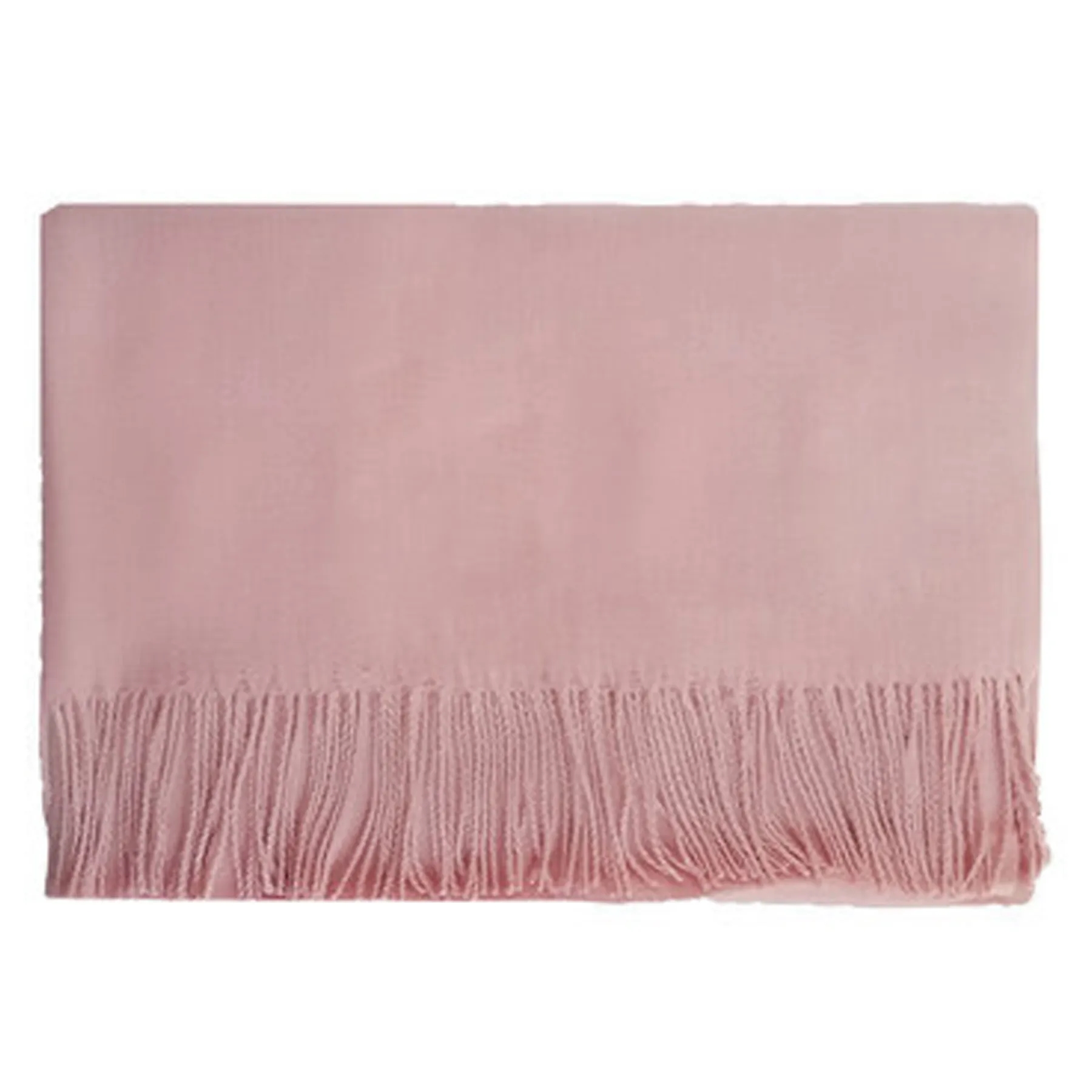 230G Winter Cashmere Scarf With Fringes 3