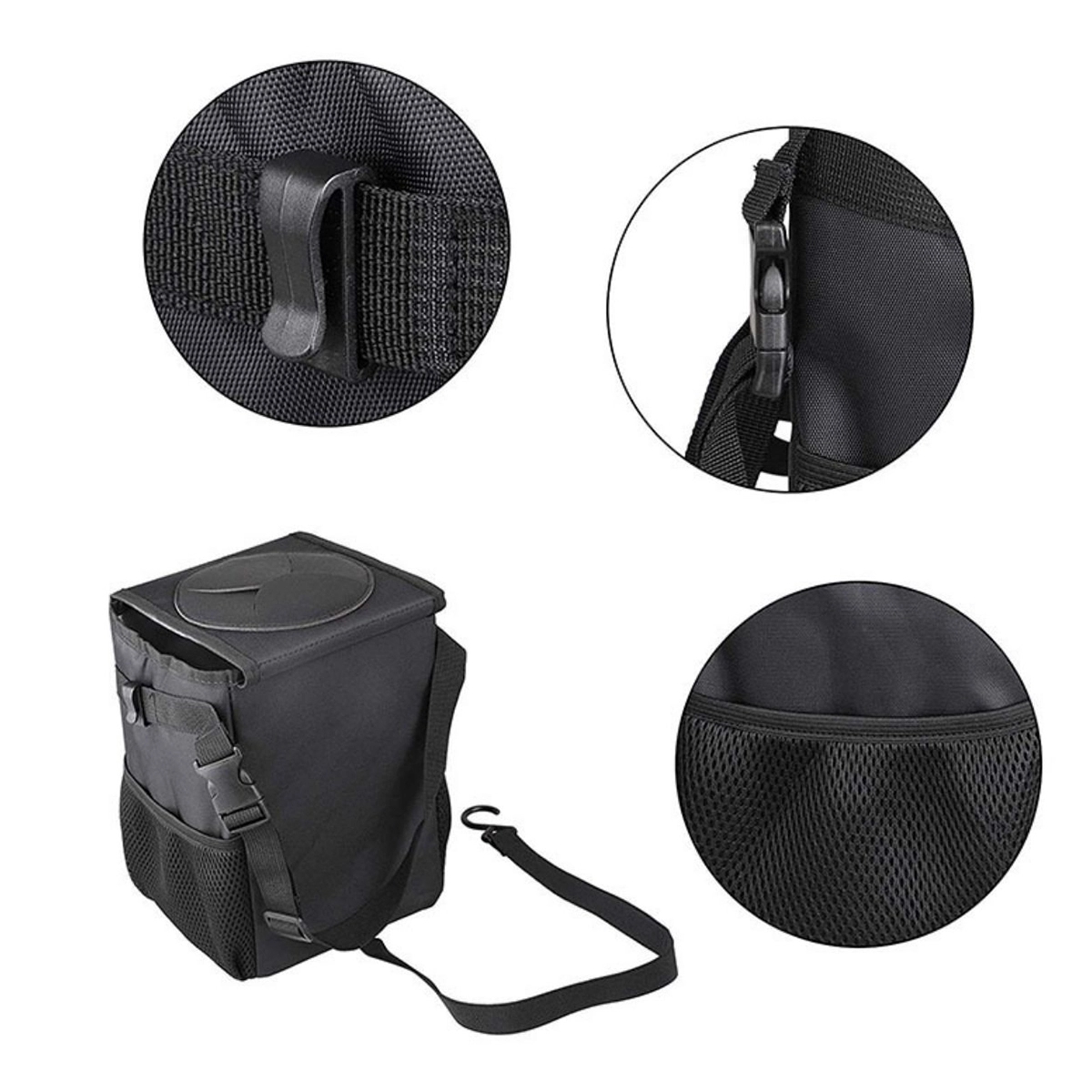 Car Trash Can With Lid 2