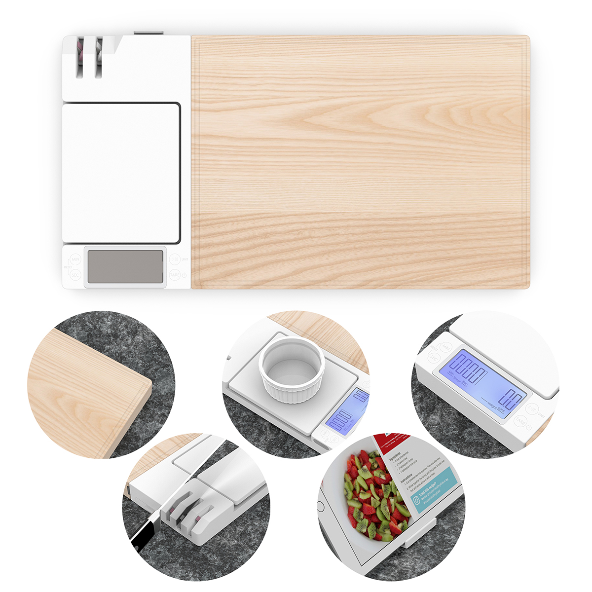 SousChef: 5-In-1 Cutting Board 1
