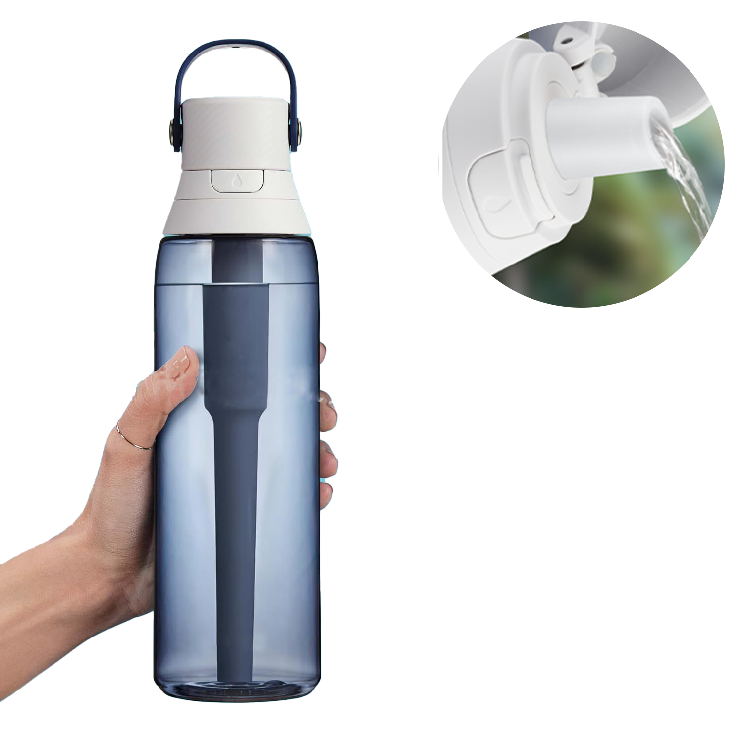 25oz Stainless Steel Water Bottle with Straw, custom water bottle with logo imprint 4