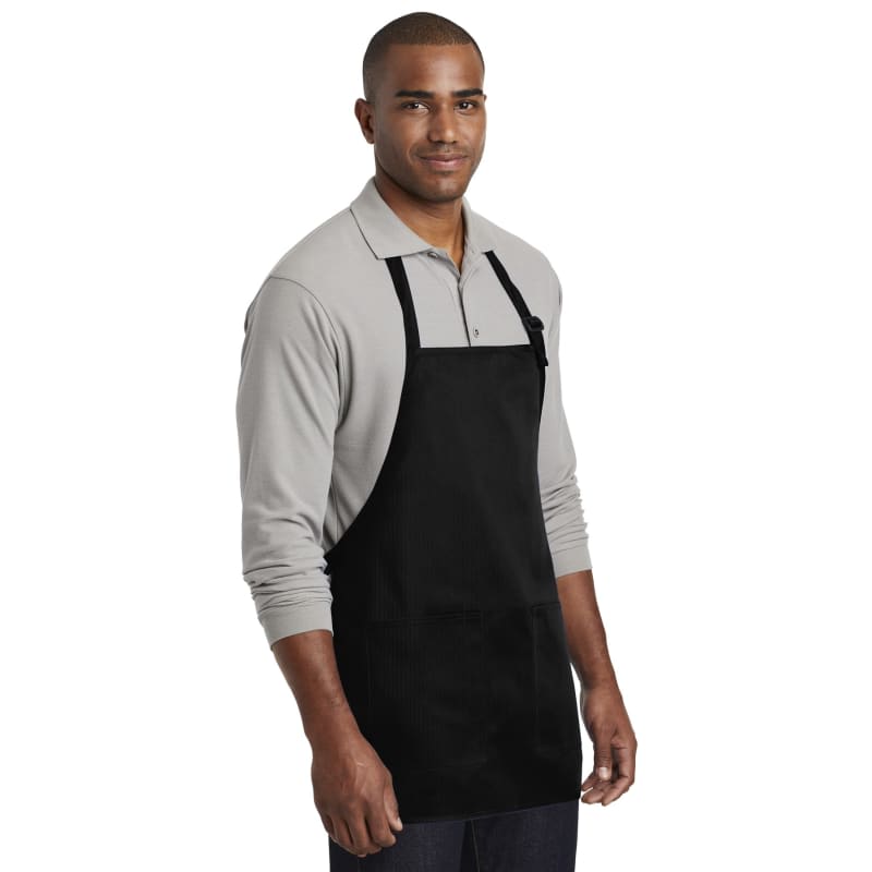 Port Authority Medium-Length Two-Pocket Bib Apron. 9
