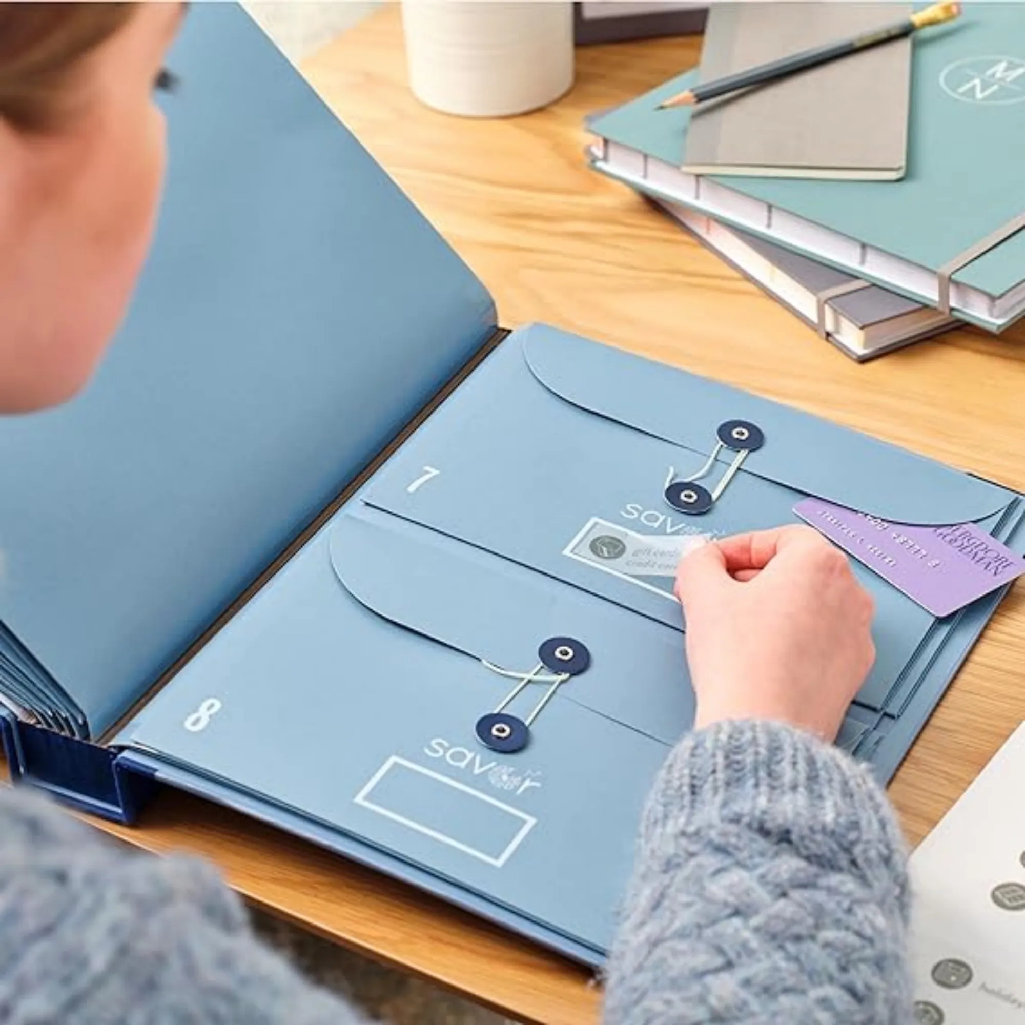 Expandable File Folder Paper Organizer Document Holder 10