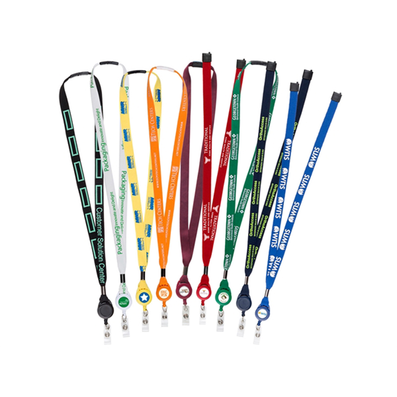 0.75" Diameter Lanyard With Badge Reel
