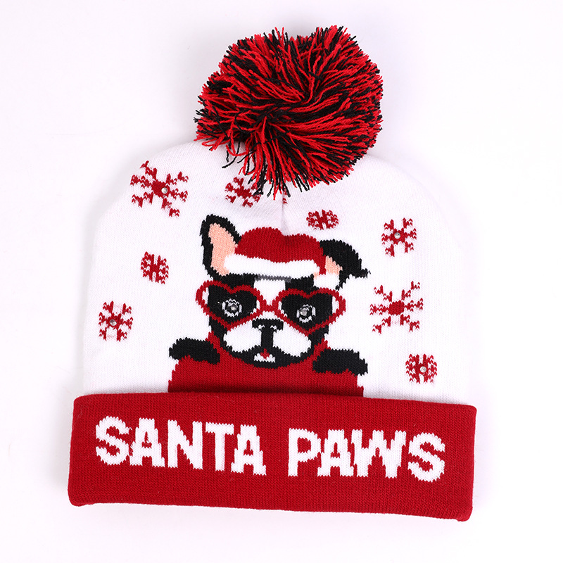 LED Christmas Holiday Hat for Unisex Kids Adults 28