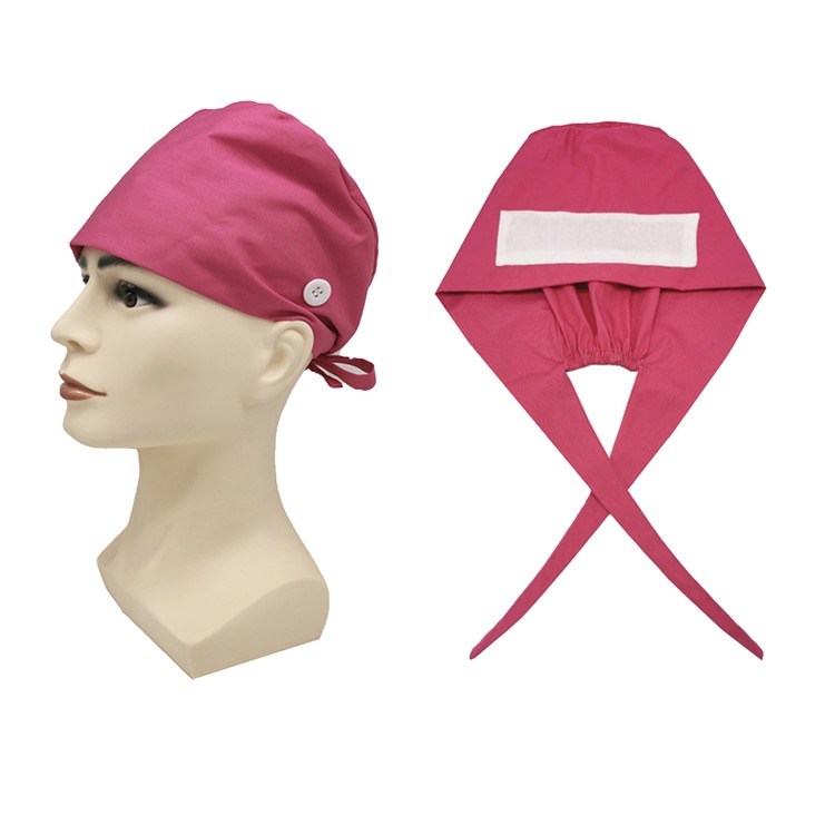 Pure color surgical gourd cap 2