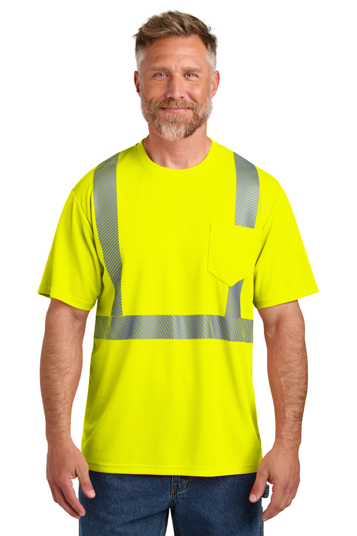 CornerStone ANSI 107 Class 2 Segmented Tape Tee CS204 15