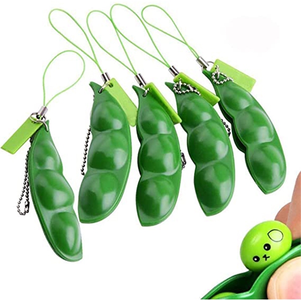 Fidget Toy Keychain Extrusion Bean 3
