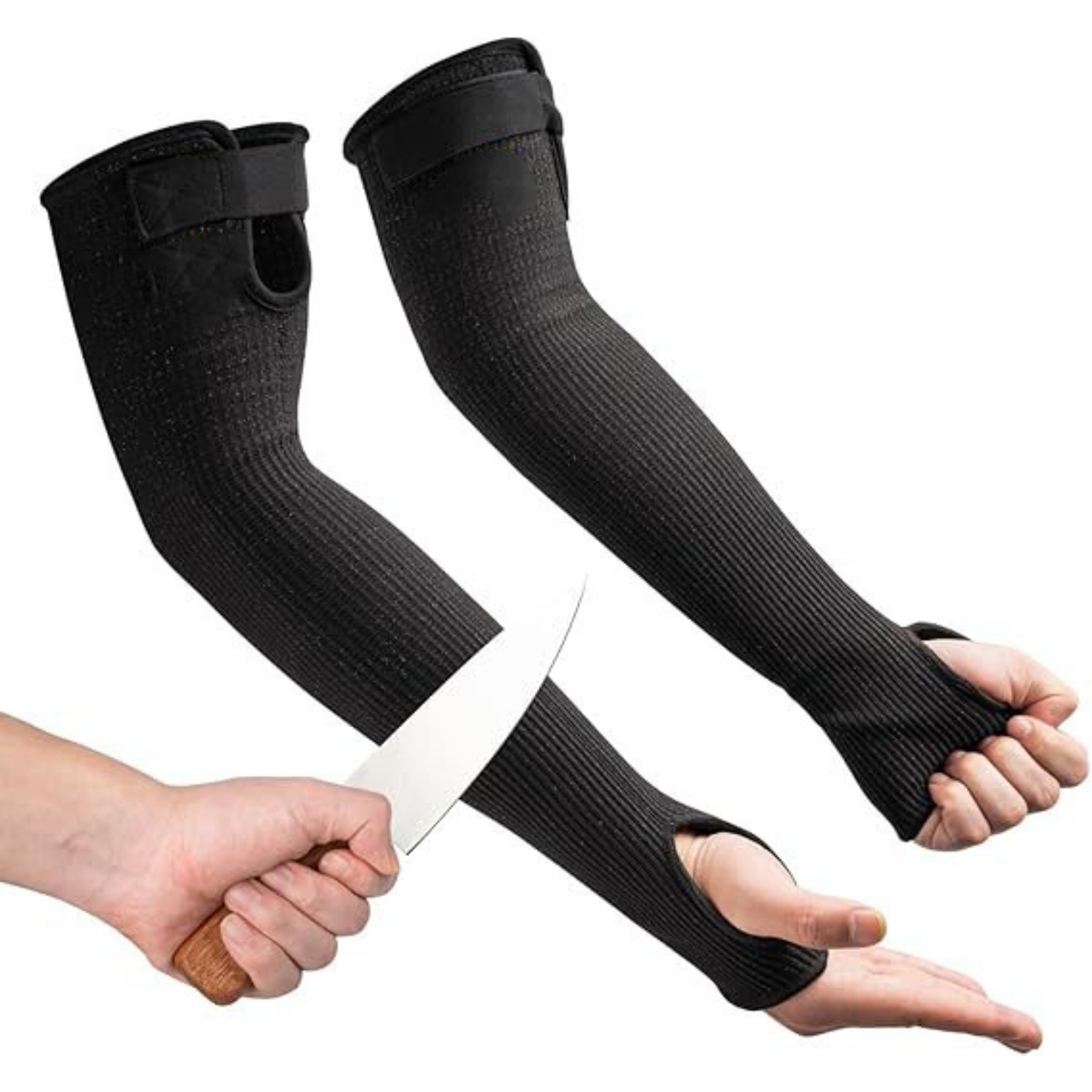 Cut Resistant Thumb Hole Farmers Sleeves 3