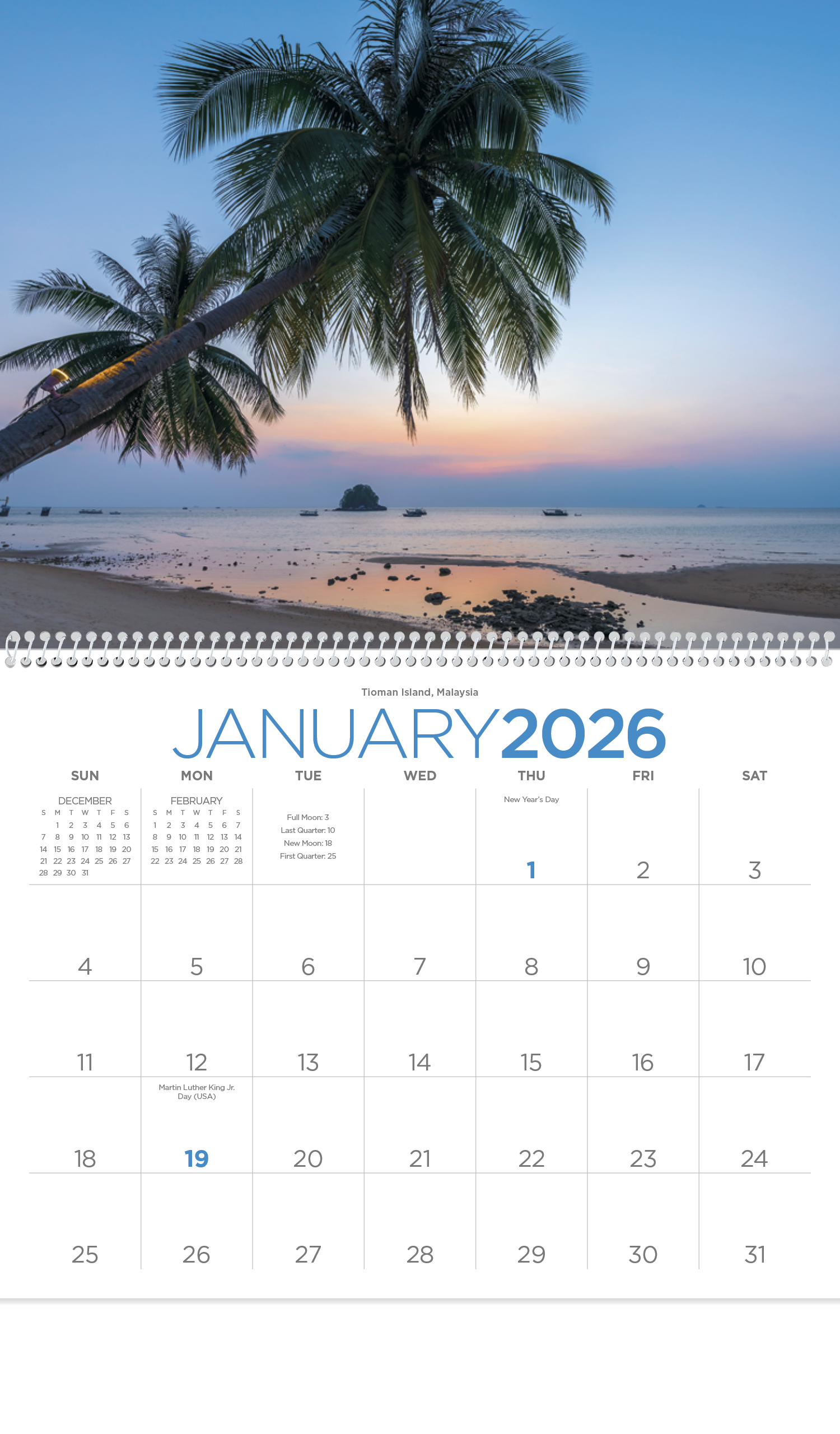 Triumph® Calendars Beaches Calendar 33