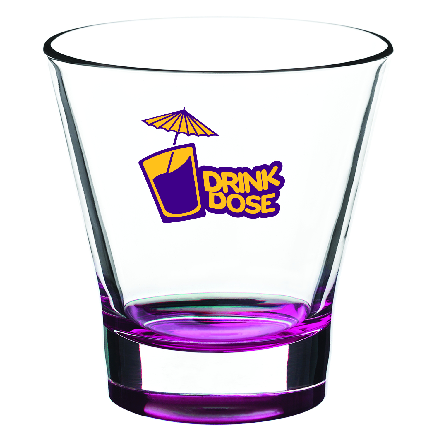 11.5 oz. Shaken Stemless Martini Glass (2 Color Imprint) 3