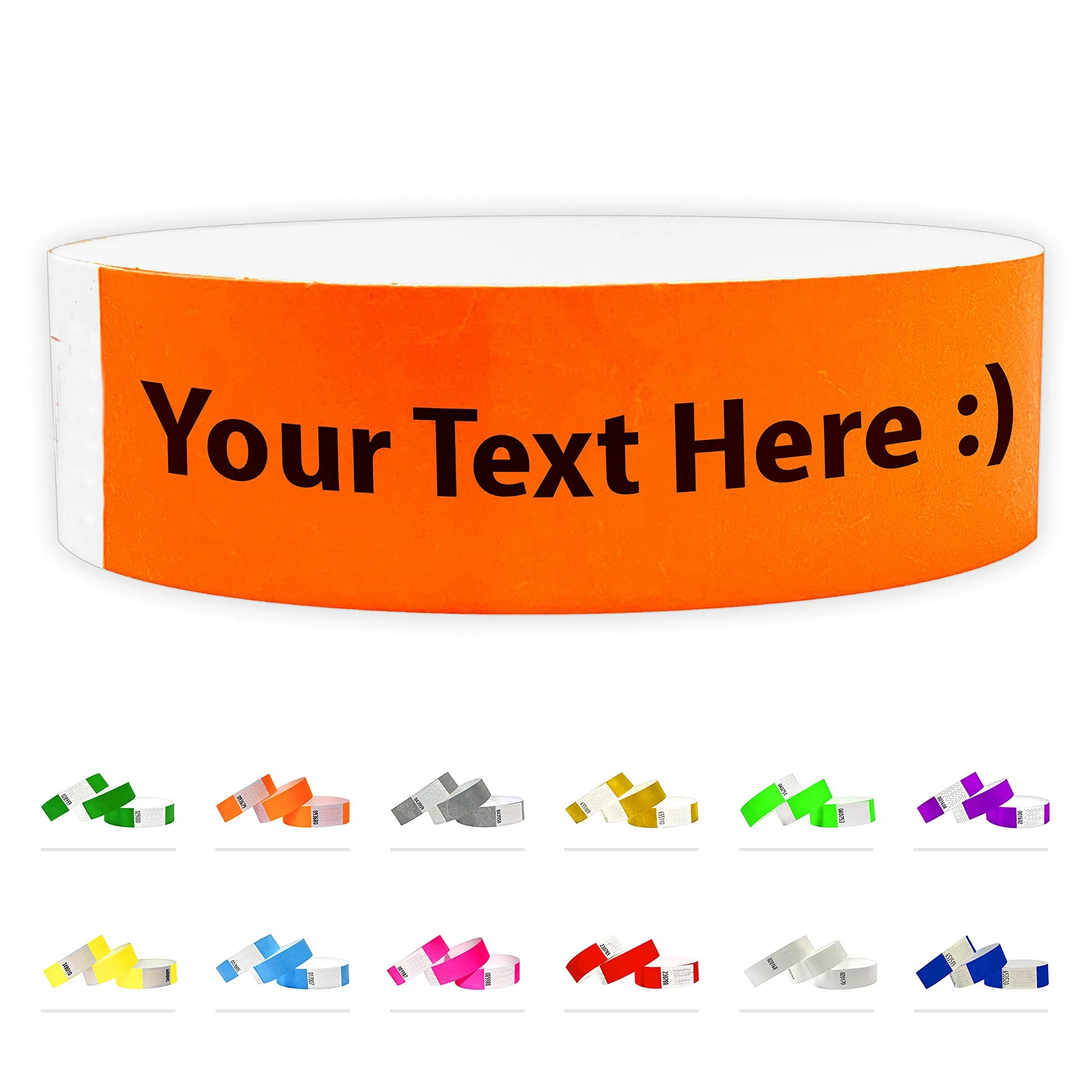 Custom Premium Paper Wristbands 12