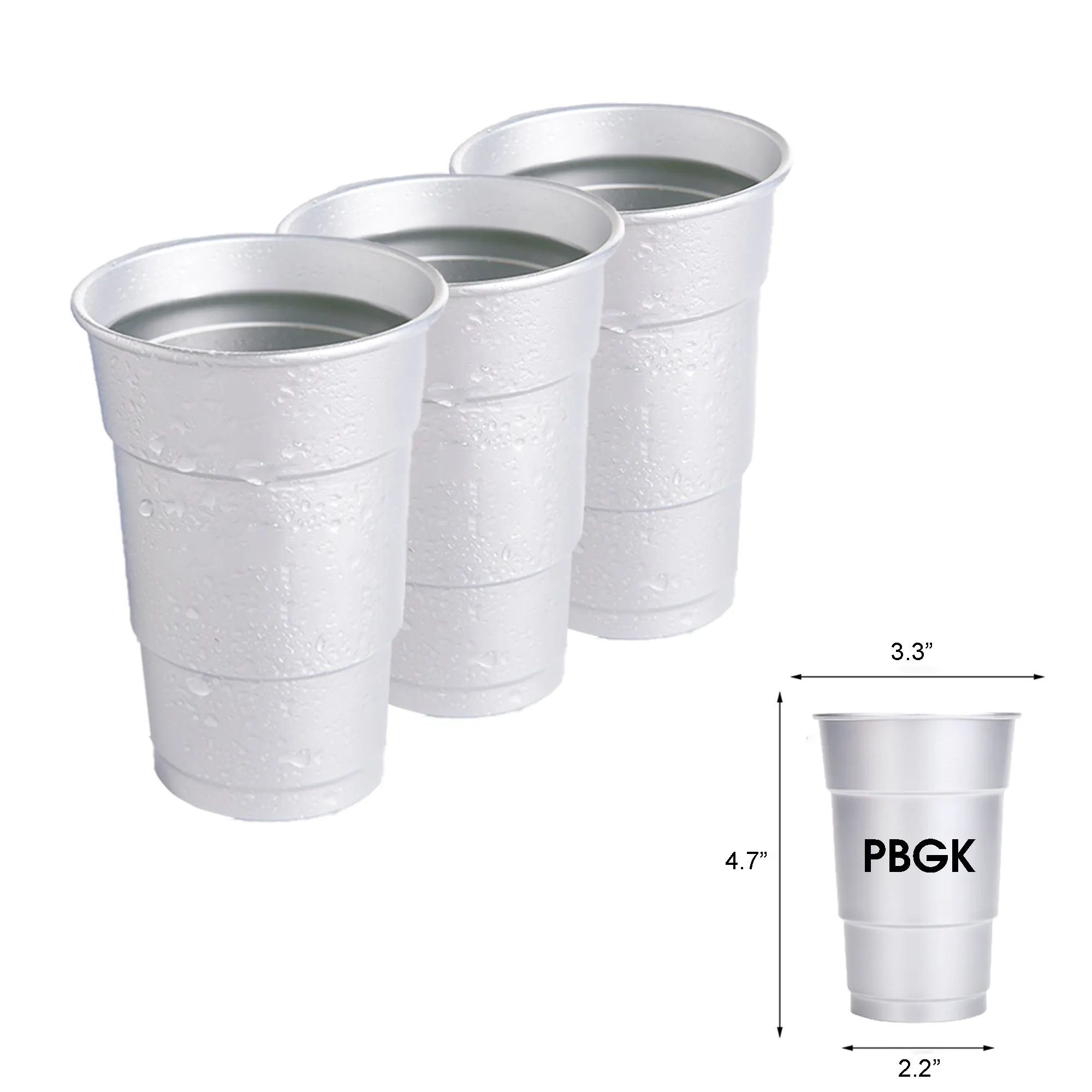 12oz Aluminum Cup MOQ 50pcs 3