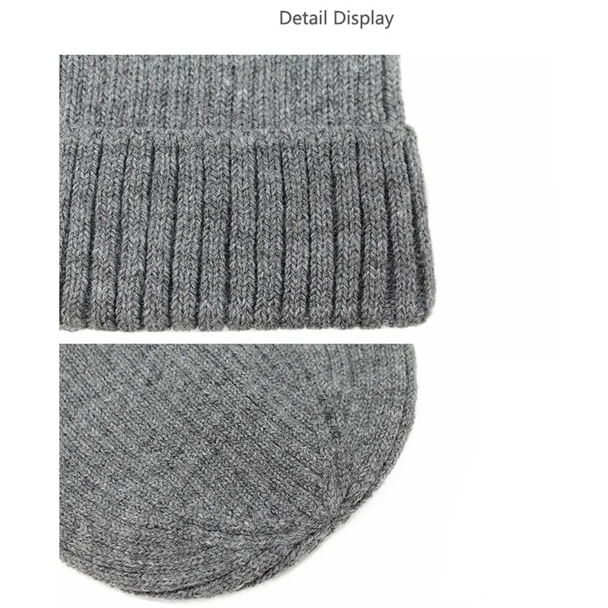 Classic Men's Warm Winter Hat Acrylic Knitted 4