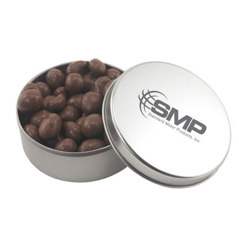 Round Tin with Chocolate Peanuts 2