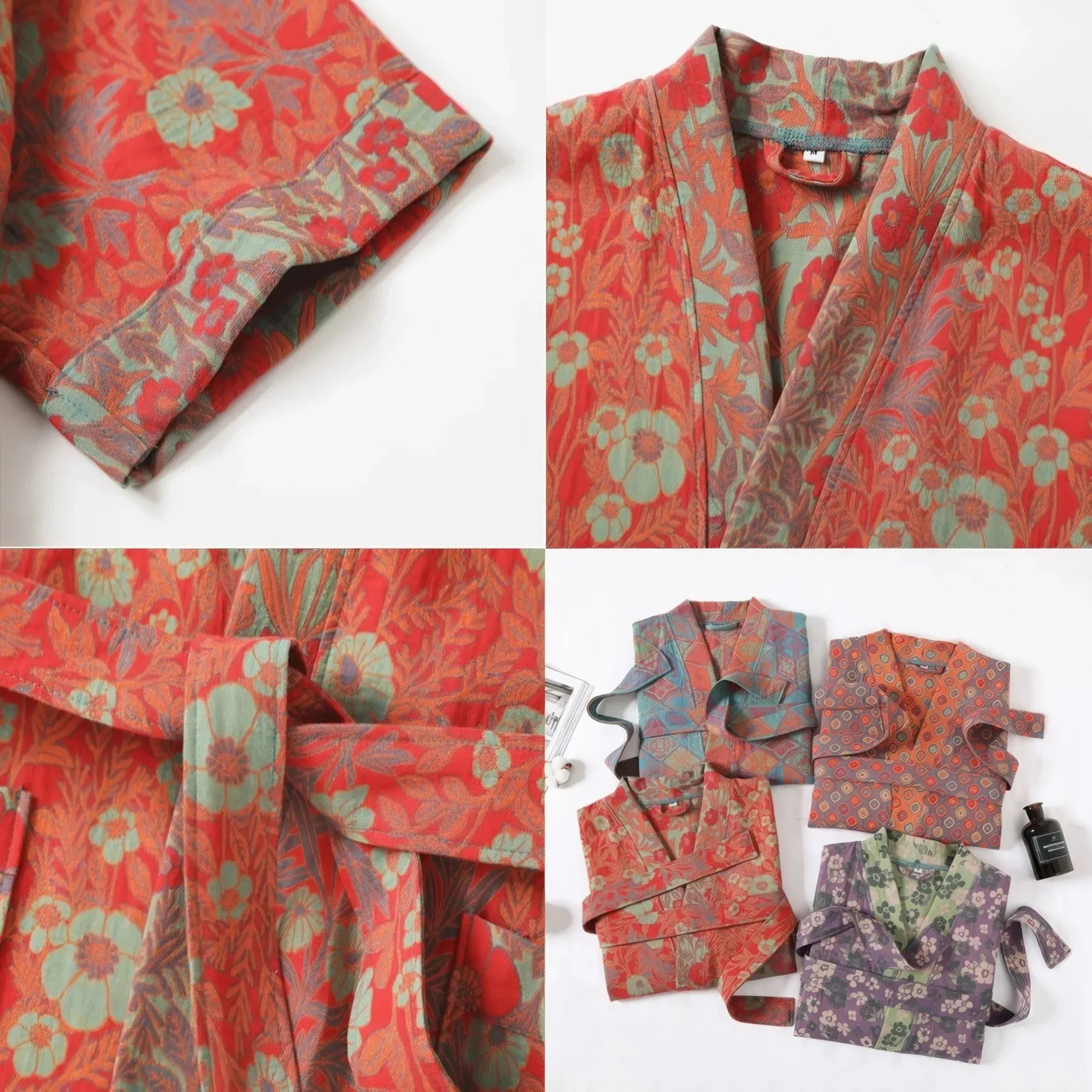 Cotton Double Gauze Bathrobe 3