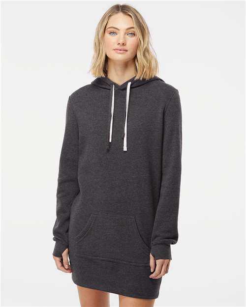 Women's Special Blend Hooded Sweatshirt Dress - PRM65DRS 7