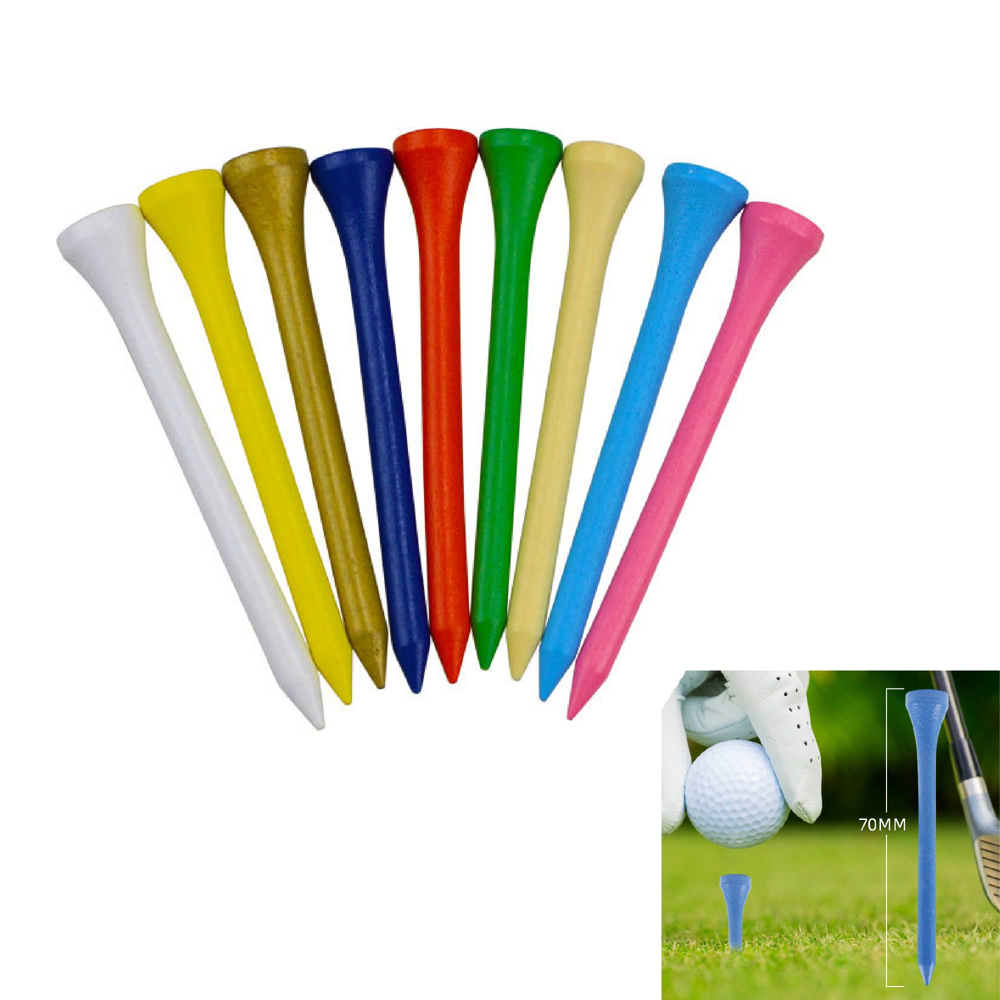 Golf Tees Wooden Nails 1