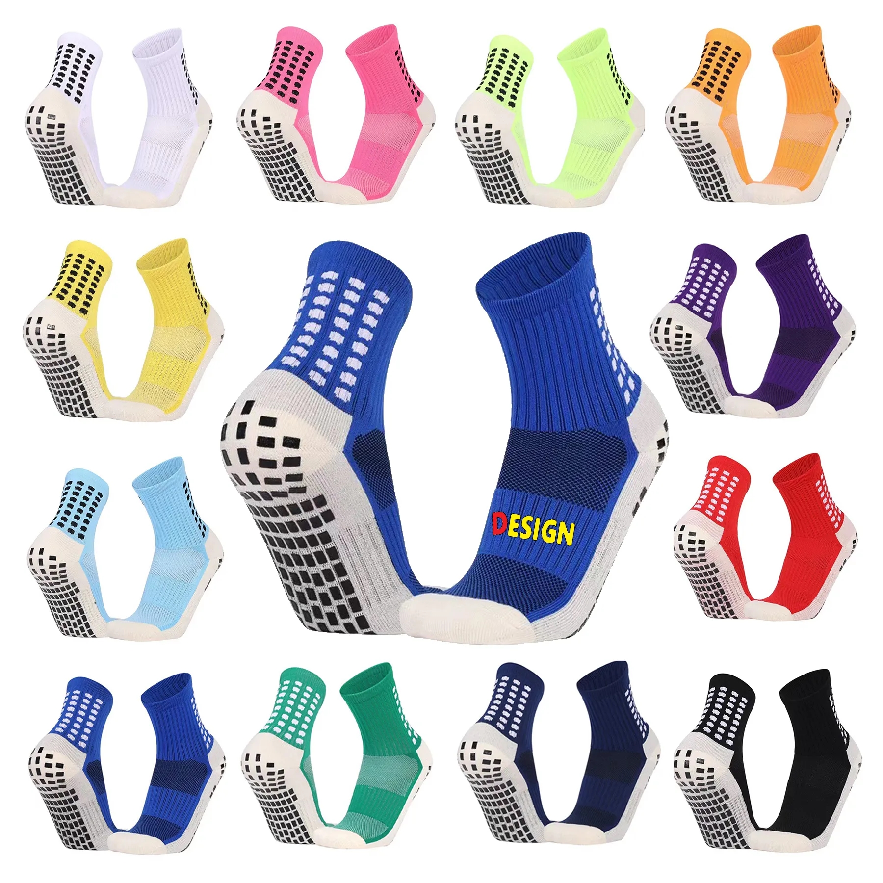 Unisex Non Slip Grip Socks