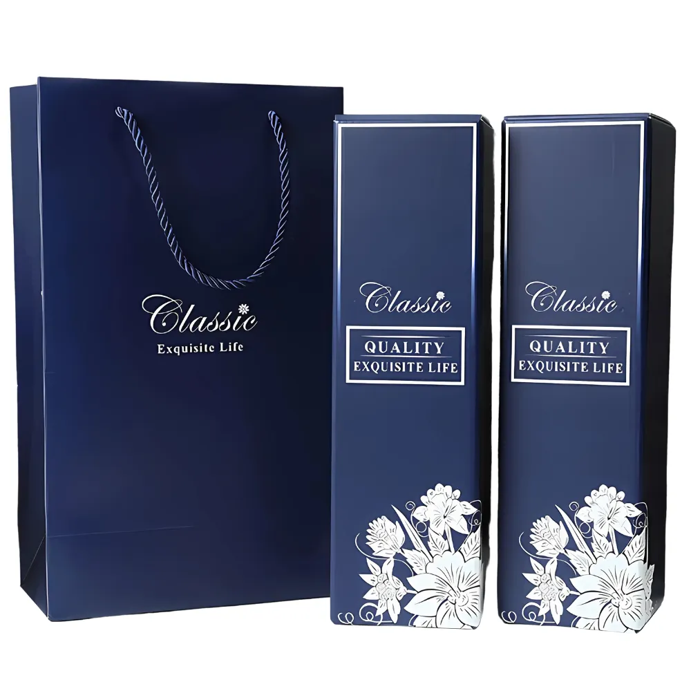 2-Bottle Wine Gift Box with Paper Bag 5