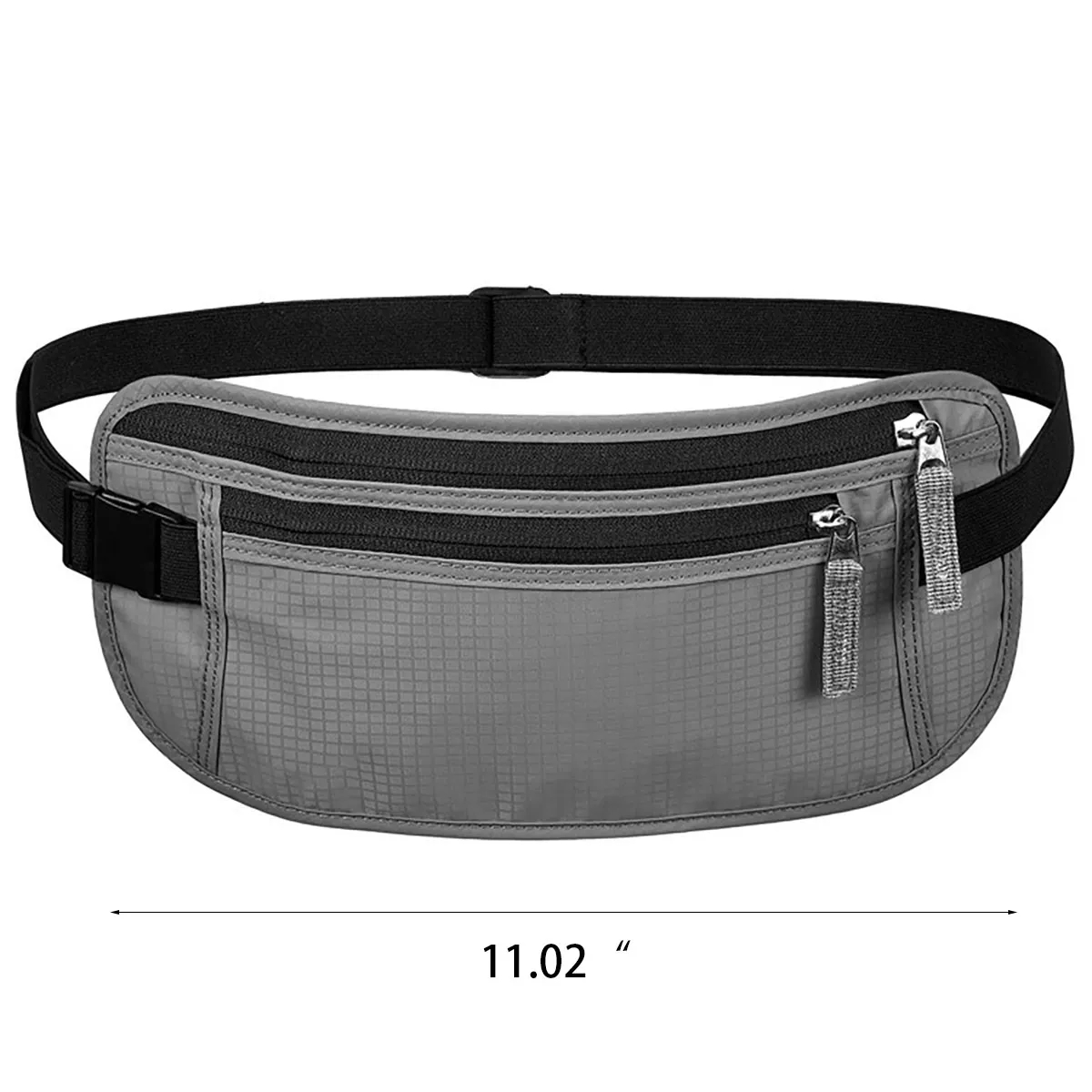 In Stock Anti-Theft Travel RFID Money Hidden Belt Wallet Bag 3