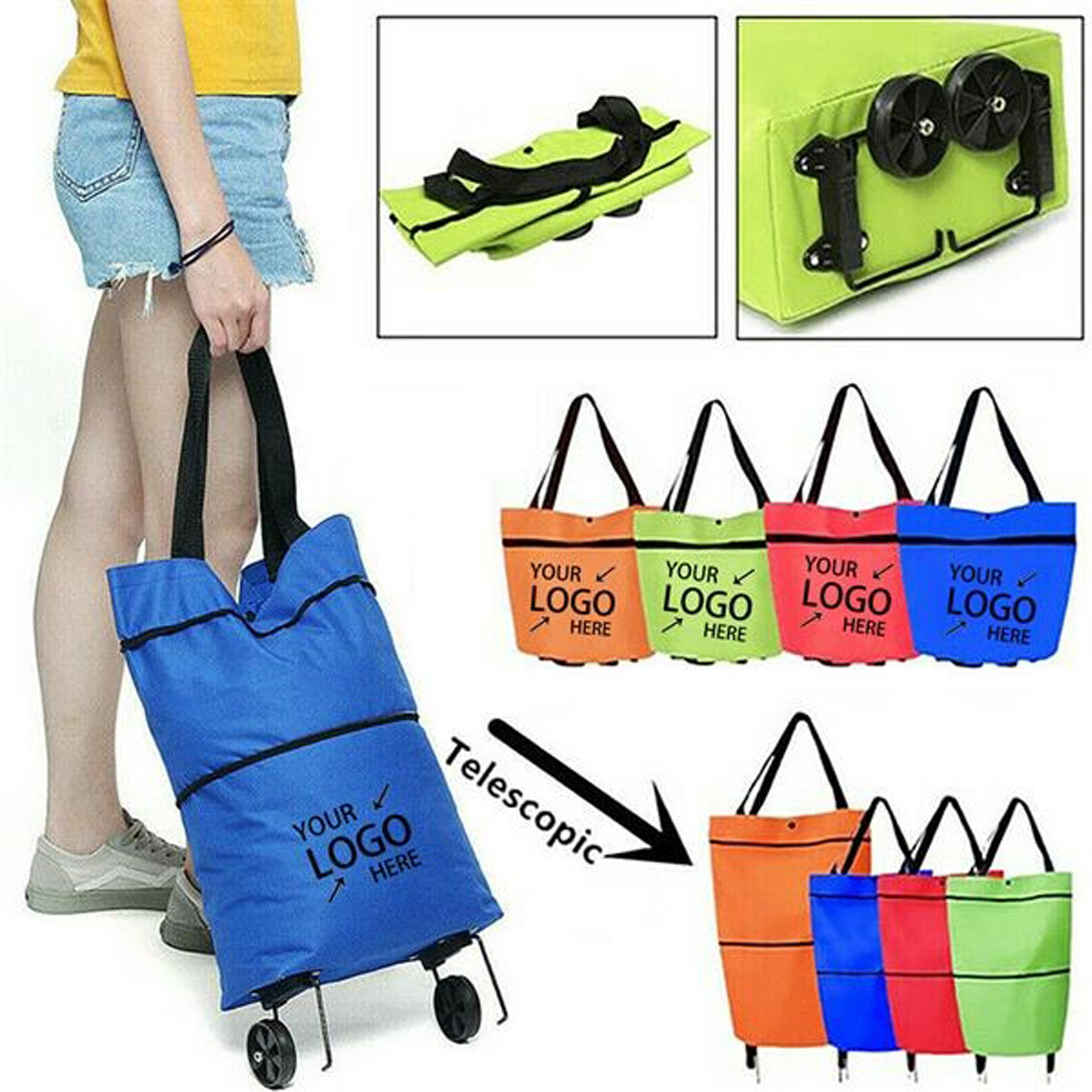 Foldable Shopping Trolley Bag 3