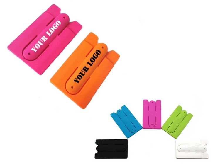 Silicone Kickstand Card Holder 2