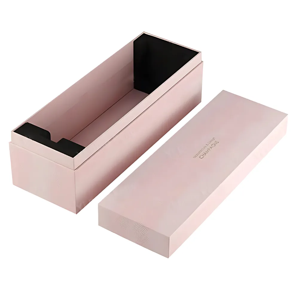 1-Bottle Pink Leather Wine Gift Box 7