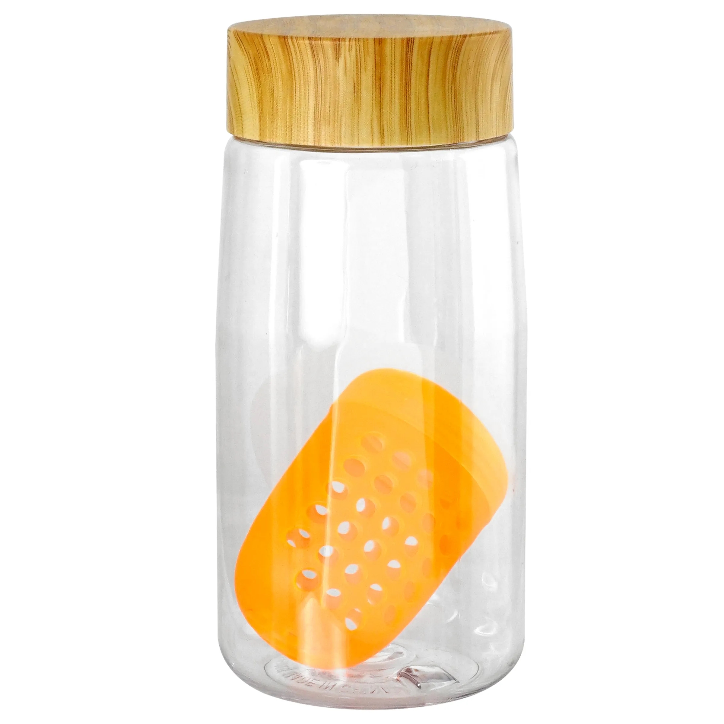 Bamboo Pattern 18 oz. Recycled Bottle with Floating Infuser 14