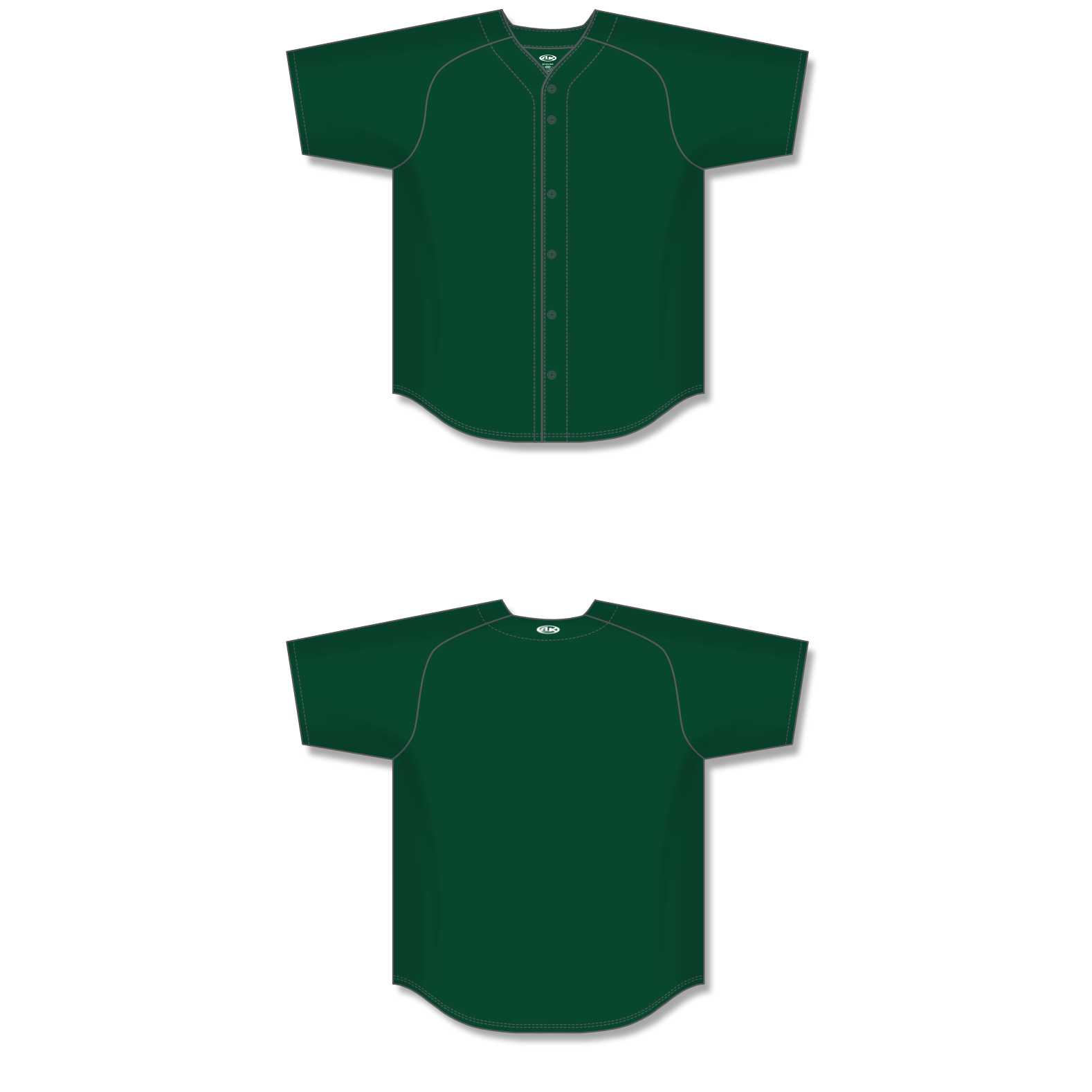 Full Button Baseball Jerseys BA5200-G01 5
