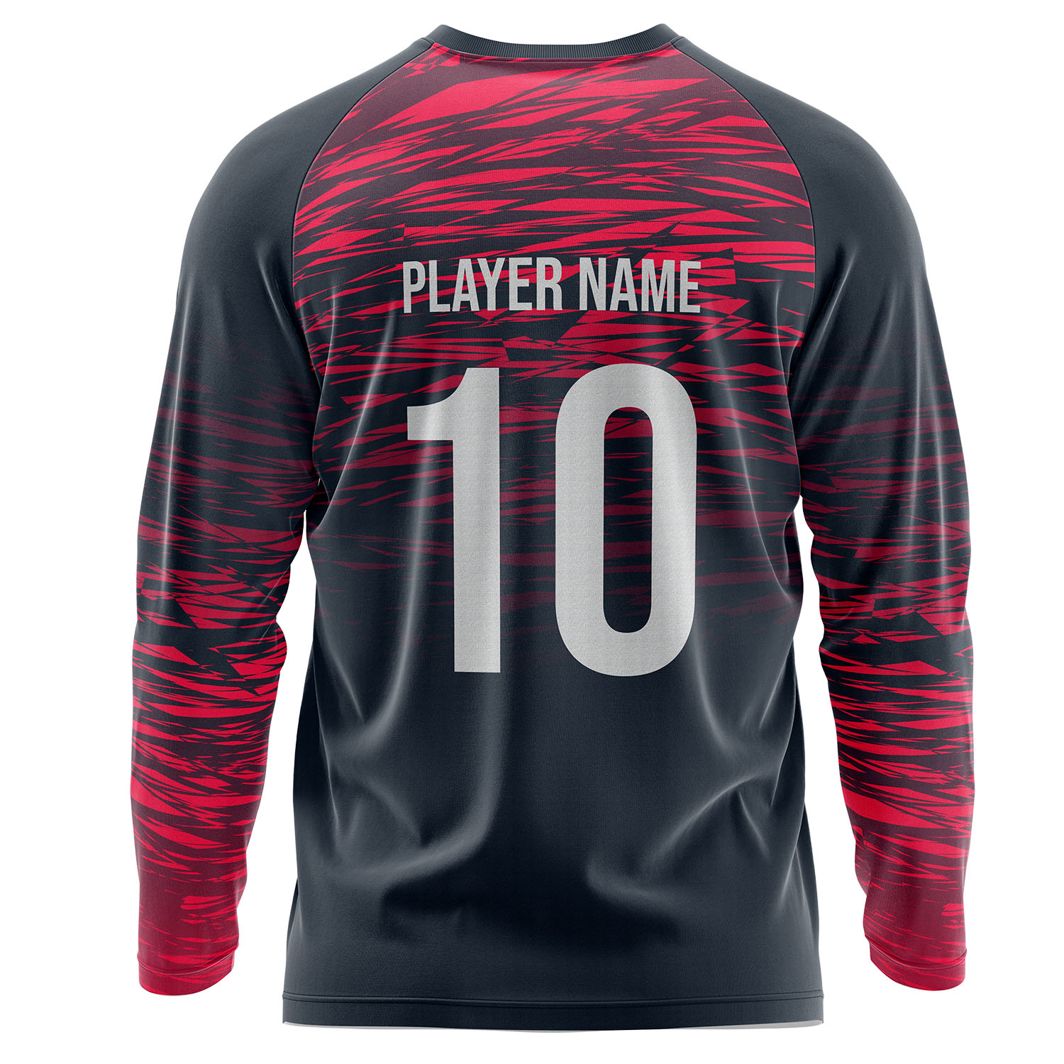 Unisex 150 GSM Jacquard Mesh Performance Long Sleeve Sublimation T-shirt 5