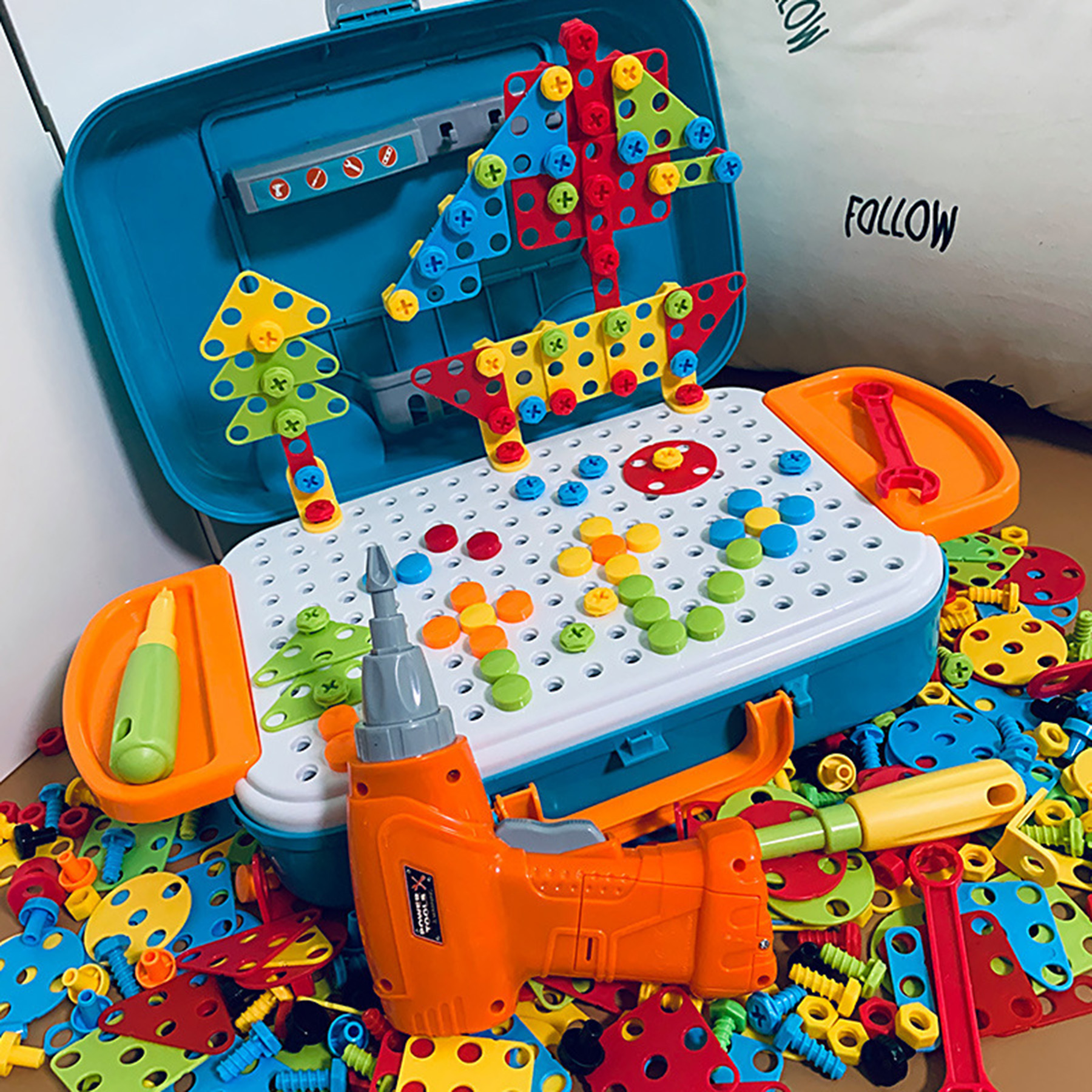 Kids Mosaic Drill 258 Pcs Set 2